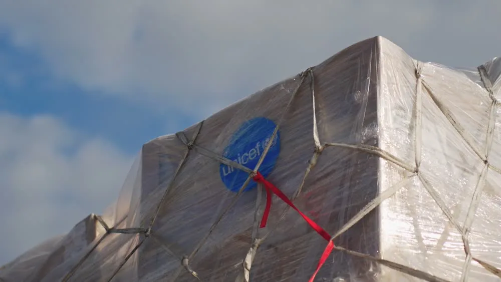 UNICEF — Cargaison humanitaire · Plan 1